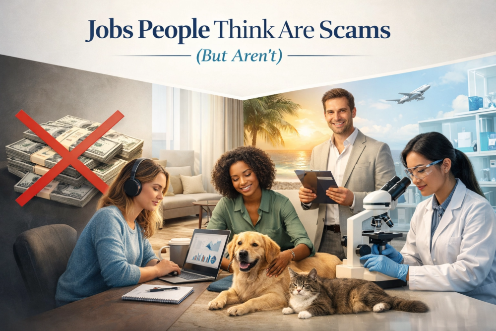 Jobs People Think Are Scams (But Aren’t)