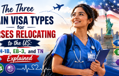 The Three Main Visa Types for Nurses Relocating to the US: H-1B, EB-3, and TN Explained